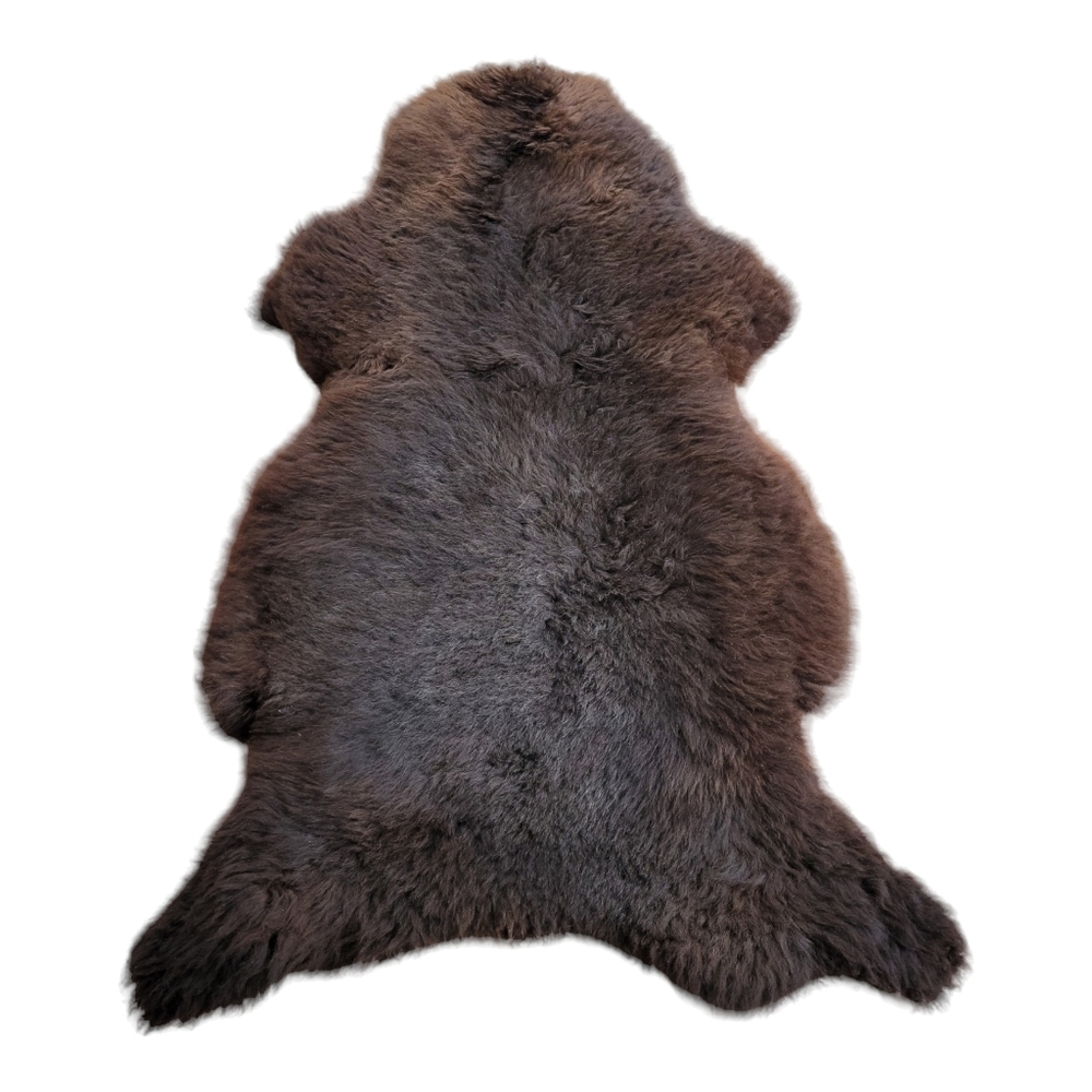 XL Brown Sheepskins 100%Genuine Sheepskin fur rug or chair throw - Picture 14 of 15